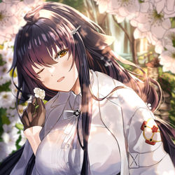 This is a pixiv picture whose title is 吾妻お姉さんとお散歩.