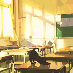 This is a pixiv picture whose title is Stretching.