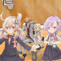 This is a pixiv picture whose title is 【原神】新入生入場.