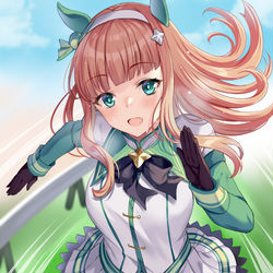 This is a pixiv picture whose title is サイレンススズカ.