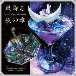 This is a pixiv picture whose title is 星降る夜の傘.