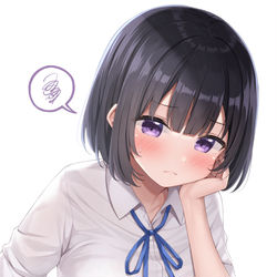 This is a pixiv picture whose title is 井上さんのテストは運ゲー🎮.