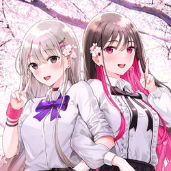 This is a pixiv picture whose title is 桜.