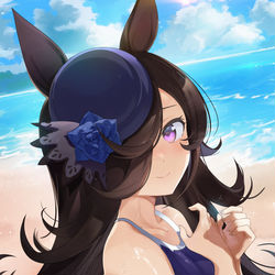 This is a pixiv picture whose title is ライスシャワー.