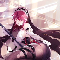 This is a pixiv picture whose title is 神様、私の罪を許してください！.