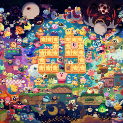 This is a pixiv picture whose title is 星のカービィ29周年！.