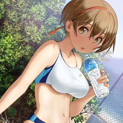 This is a pixiv picture whose title is スポーツする子に.