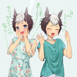 This is a pixiv picture whose title is 春色ワンピ着て.