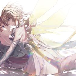 This is a pixiv picture whose title is 別れと再会.