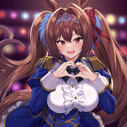 This is a pixiv picture whose title is うまぴょいダスカ！.