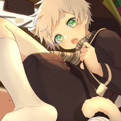 This is a pixiv picture whose title is 『にゃん！？』.