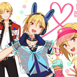 This is a pixiv picture whose title is 仁兎なずな誕生祭2021記念イラスト.