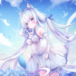 This is a pixiv picture whose title is 白雪アリア.