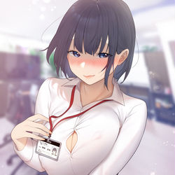 This is a pixiv picture whose title is 新人食い.