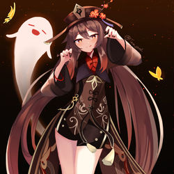This is a pixiv picture whose title is Hu tao.