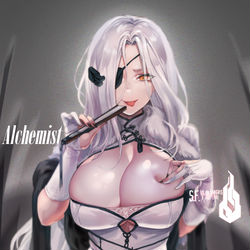This is a pixiv picture whose title is 『 』.