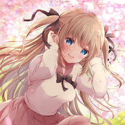 This is a pixiv picture whose title is 待ち合わせ.