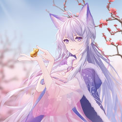 This is a pixiv picture whose title is 春.