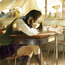 This is a pixiv picture whose title is 赤い糸.