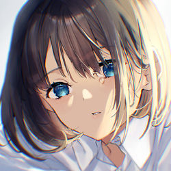 This is a pixiv picture whose title is 朝.