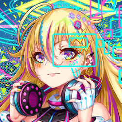 This is a pixiv picture whose title is FUTURE girl.