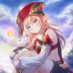 This is a pixiv picture whose title is 明け方の煙緋.