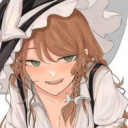 This is a pixiv picture whose title is 見せてあげようか？魔理沙ちゃん.