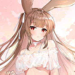 This is a pixiv picture whose title is うさぎ.