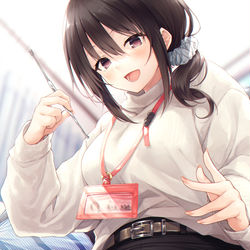 This is a pixiv picture whose title is リンジンASMR ～ウザかわ襲来!? となりの後輩上司。.