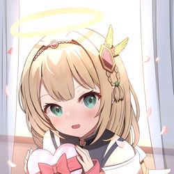 This is a pixiv picture whose title is 天使の子.