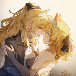 This is a pixiv picture whose title is 大庭广众不可以.