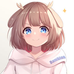 This is a pixiv picture whose title is 鹿乃.
