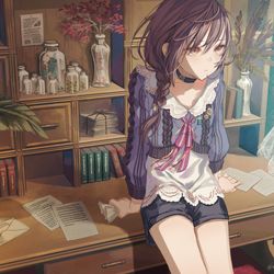 This is a pixiv picture whose title is 書き損ない.