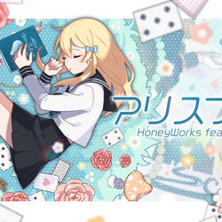 This is a pixiv picture whose title is アリスブルー.