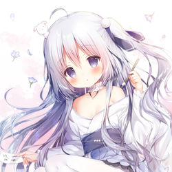 This is a pixiv picture whose title is 幼術師しらたまちゃん.
