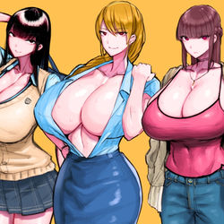 This is a pixiv picture whose title is 最近のお乳.