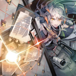 This is a pixiv picture whose title is アークナイツ1周年イラスト.