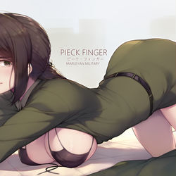 This is a pixiv picture whose title is Pieck wallpaper.