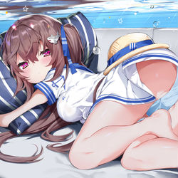 This is a pixiv picture whose title is うとうと.