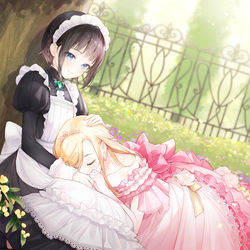 This is a pixiv picture whose title is メイドインドリーム.