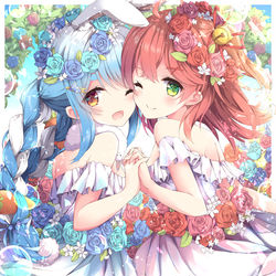 This is a pixiv picture whose title is OVER THE MOON.