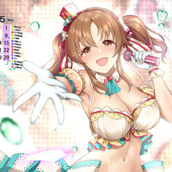 This is a pixiv picture whose title is 5月カレンダー壁紙.