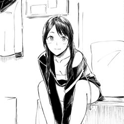 This is a pixiv picture whose title is 部屋着の女の子.