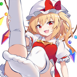 This is a pixiv picture whose title is フランちゃんの美脚.