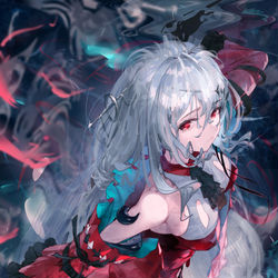 This is a pixiv picture whose title is Skadi the Corrupting Heart.