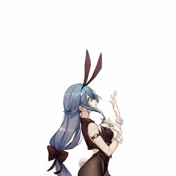 This is a pixiv picture whose title is 符华兔女郎.