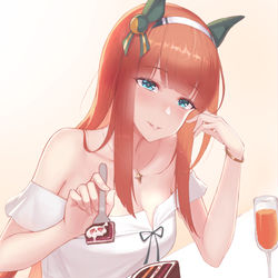 This is a pixiv picture whose title is スズカとの誕生日デート.