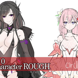 This is a pixiv picture whose title is Original rough.