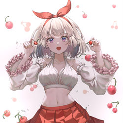 This is a pixiv picture whose title is 🍒さくらんぼ🍒.