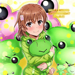 This is a pixiv picture whose title is 美琴お誕生日おめでとうー！！.